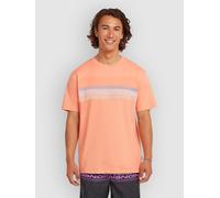 O´neill Logo Stripe Short Sleeve T-shirt Orange M Men