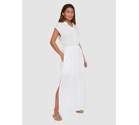 O'Neill Lori Maxi Shirt Dress snow white L