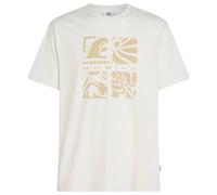 O´neill Melange Front Print Short Sleeve T-shirt White L Man