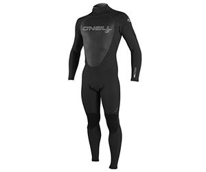 O'Neill Men Epic 3/2mm Back Zip Full Wetsuit - black, MS