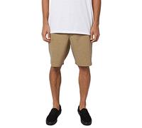 O'NEILL Men's 19 Inch Heather Drifter Hybrid Shorts - Water Resistant Mens Shorts with Quick Dry Stretch Fabric and Pockets, Dark Khaki | Drifter Heather Hybrid, 30