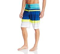 O'NEILL Men's 21 Inch Outseam Ultrasuede Swim Boardshort, Navy/Heist 1, 36A