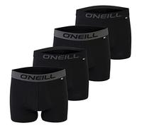 O'Neill Men's Basic Boxer Shorts, Sports Underwear for All Occasions, Pack of 2 - Black - Large