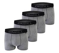 O'Neill Men's Basic Boxer Shorts, Sports Underwear for All Occasions, Pack of 2 - Grey - Medium