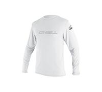 O'Neill Men's Basic Skins Long Sleeve Rash Vest - White, 2X-Large
