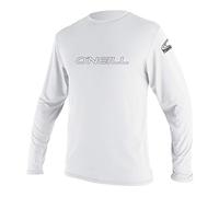 O'Neill Men's Basic Skins Long Sleeve Rash Vest - White, X-Large