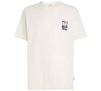 O'NEILL Mens Chest Print Short Sleeve T-Shirt - Snow White - L