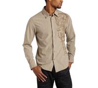 O'NEILL Men's Daily Longsleeve Button Down Shirt - Grey - Medium