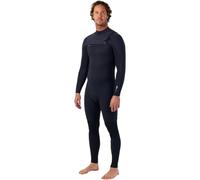 ONeill Mens HyperFreak 3/2+mm Chest Zip Wetsuit Black - Chest Zip Entry over a 360° Barrier with Drain Holes