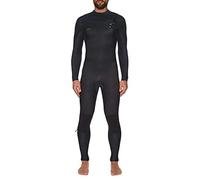 ONeill Mens HyperFreak+ 5/4mm Chest Zip Wetsuit Black - Chest Zip Entry over a 360° Barrier with Drain Holes
