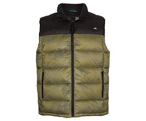 O'Neill Men's O'Riginals Puffer Body Warmer Jacket, Brown Camouflage, M/L (Pack of 1)