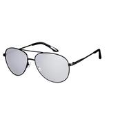 O'Neill Men's Polarized Sunglasses - Matte black/Solid smoke with silver flash Lens - ONPOHNPEI2.0-004Psize 59-15-145mm