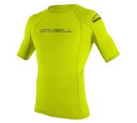 O'NEILL MENS RASH VEST TOP.NEW SKINS LIME UPF50 SUN PROTECTION GUARD T SHIRT.S26