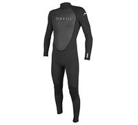 O'Neill Men's Reactor II 3/2mm Back Zip Full Wetsuit, Black, Medium