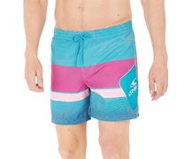 O'NEILL | Mens Stacked Blue Pink Striped Swimming Swim Beach Shorts | Size Small