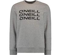O'Neill Men's Triple Stack Crew Sweatshirt, mens, Sweatshirt, N01404, Silver Mel., M