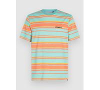 O'Neill Mix & Match Stripe T-Shirt blue neon bold stripes XS