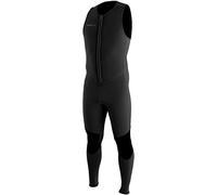 O'NEILL ONeill Reactor Ii 2MM Neoprene Wetsuit Front Zip Long John Black - Easy Stretch - Flatlock - Krypto Knee pads - Size - M