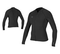 ONeill O'Neill Womens Reactor II 1.5mm Front Zip Neoprene Wetsuit Coat Jacket Black - Easy Stretch Breathable Womens Size - US 10
