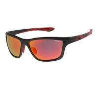 Oneill ONS-9056-20 Men's Sunglasses 104P Matte Black Rubberised/Red With Polarised Red Mirror Lenses
