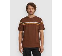 O´neill O´riginals Stripe Short Sleeve T-shirt Brown S Men