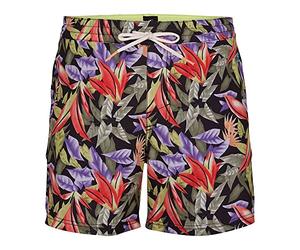 O'Neill PM GLAMFORNIA PANEL SHORTS Men's Swim Briefs, 9960 Black AOP W/ Green, XS