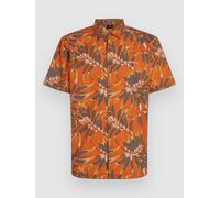 O'Neill Print Shirt orange dipped leaves L