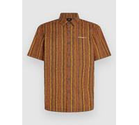 O'Neill Print Shirt orange pressed lines XL
