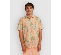 O´neill Print Short Sleeve Shirt Beige M Men
