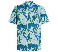 O´neill Print Short Sleeve Shirt Blue XL Man
