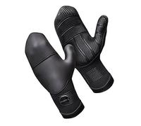 O'NEILL Psycho 5MM Double Lined Neoprene Wetsuit Mittens Black - Unisex - 100% Sealed - Tacky grip -