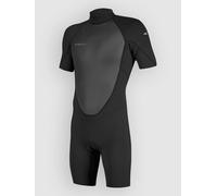 O'Neill Wetsuit Reactor-2 2mm Spring Shorty Back Zip Short Sleeve Black M Men