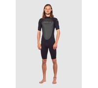 O'Neill Men's Wetsuit Reactor-2, 2mm Back-Zip Spring, Black/Black, M
