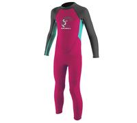 O'Neill Wetsuits Children's Toddler Reactor Ii Back Zip Full Wetsuit, Berry/Light Aqua/Graphite, 3 UK