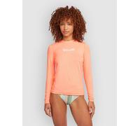 O´neill Long Sleeve Rash Guard Orange M Woman
