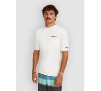 O´neill Short Sleeve Rash Guard White S Men