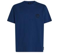 O´neill Slub Back Print Short Sleeve T-shirt Blue S Man