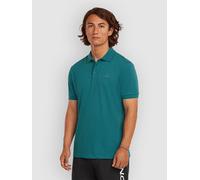 O´neill Slub Short Sleeve Polo Green,Blue 2XL Men