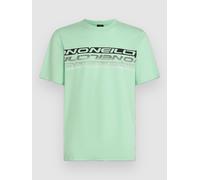 O´neill Stripe Short Sleeve T-shirt Green M Men