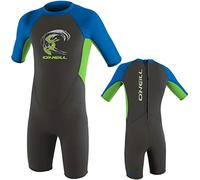 O'NEILL Toddler Reactor 2mm Back Zip Shorty Wetsuit - Graphite Dayglo Ocean - UV Sun Protection and SPF Properties - Unisex -