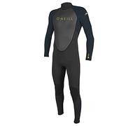 O'Neill Wetsuits Boys' Reactor II Back Zip Full Wetsuit, Black/Slate, Size 16