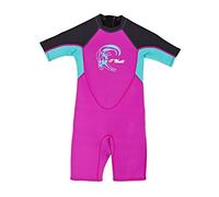 O'Neill Wetsuits Children's Toddler Reactor 2mm Spring Wetsuit, Berry/Light Aqu, 6 UK