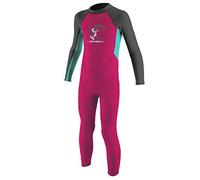 O'Neill Wetsuits Children's Toddler Reactor Ii Back Zip Full Wetsuit, Berry/Light Aqua/Graphite, 2 UK