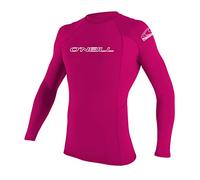 O'Neill Wetsuits Girl's O Neill Youth Basic Skins Long Sleeve Rash Guard Watermelon 16 Years, Watermelon