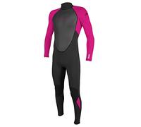 O'Neill Wetsuits Girls' Reactor Ii Back Zip Full Wetsuit, Berry, 6 UK