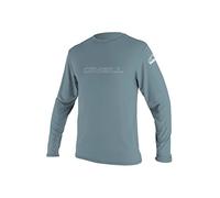 O'Neill Wetsuits Men's Basic Skins UPF 50+ Long Sleeve Sun Shirt, Dusty Blue, XX-Large