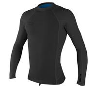 O'Neill Wetsuits mens Hyperfreak 0.5mm Neoprene/Skins L/S Top Wetsuits, Black/Black, Large Tall US