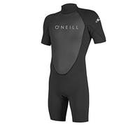 O´neill Wetsuits Reactor Ii 2 Mm Spring Short Sleeve Back Zip Neoprene Suit Black L Men