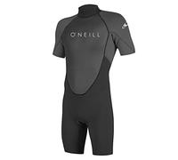 O'Neill Wetsuits Men's Reactor-2 2mm Back Zip Spring Wetsuit, Black/Graphite, 3XL UK