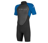 O'Neill Wetsuits Men's Reactor-2 2mm Back Zip Spring Wetsuit, Black/Ocean, XS